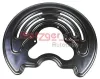 Spritzblech, Bremsscheibe Hinterachse links METZGER AUTOTEILE 6115269