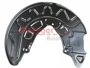 Spritzblech, Bremsscheibe Vorderachse links METZGER AUTOTEILE 6115273