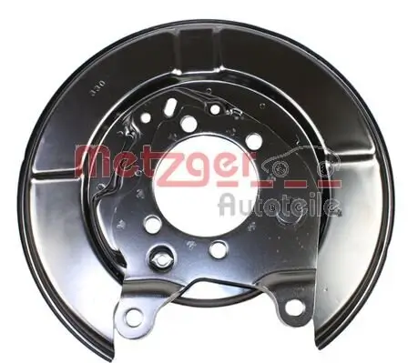 Spritzblech, Bremsscheibe Hinterachse rechts METZGER AUTOTEILE 6115276