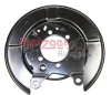Spritzblech, Bremsscheibe Hinterachse rechts METZGER AUTOTEILE 6115276