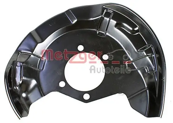 Spritzblech, Bremsscheibe Hinterachse links METZGER AUTOTEILE 6115279
