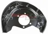 Spritzblech, Bremsscheibe Hinterachse rechts METZGER AUTOTEILE 6115280