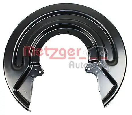 Spritzblech, Bremsscheibe Hinterachse links Hinterachse rechts METZGER AUTOTEILE 6115285