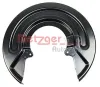 Spritzblech, Bremsscheibe Hinterachse links Hinterachse rechts METZGER AUTOTEILE 6115285