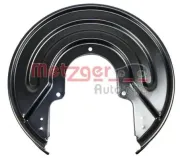 Spritzblech, Bremsscheibe Hinterachse links Hinterachse rechts METZGER AUTOTEILE 6115286