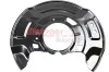 Spritzblech, Bremsscheibe Vorderachse links METZGER AUTOTEILE 6115295