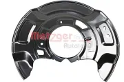 Spritzblech, Bremsscheibe Vorderachse links METZGER AUTOTEILE 6115295
