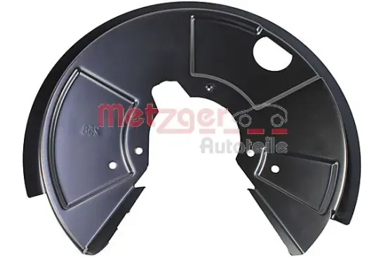 Spritzblech, Bremsscheibe Hinterachse links METZGER AUTOTEILE 6115305 Bild Spritzblech, Bremsscheibe Hinterachse links METZGER AUTOTEILE 6115305