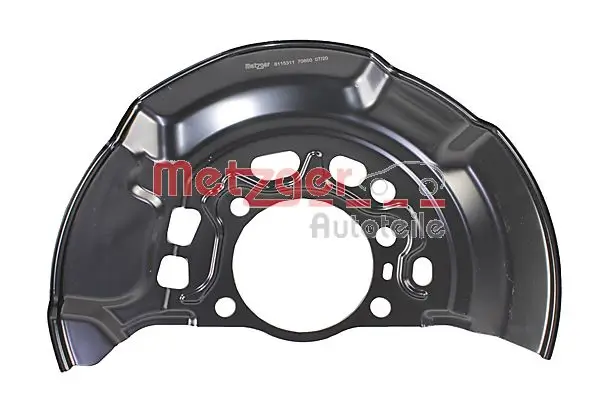 Spritzblech, Bremsscheibe Vorderachse links METZGER AUTOTEILE 6115311