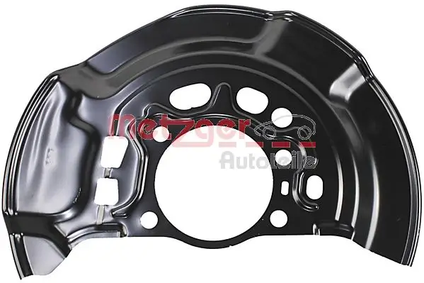 Spritzblech, Bremsscheibe Vorderachse rechts METZGER AUTOTEILE 6115312