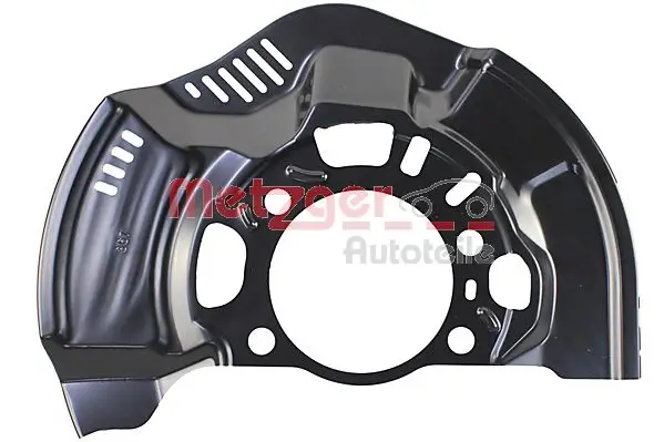 Spritzblech, Bremsscheibe Vorderachse rechts METZGER AUTOTEILE 6115316