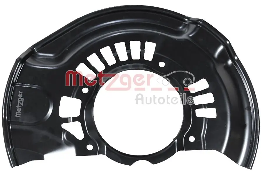 Spritzblech, Bremsscheibe Vorderachse rechts METZGER AUTOTEILE 6115334