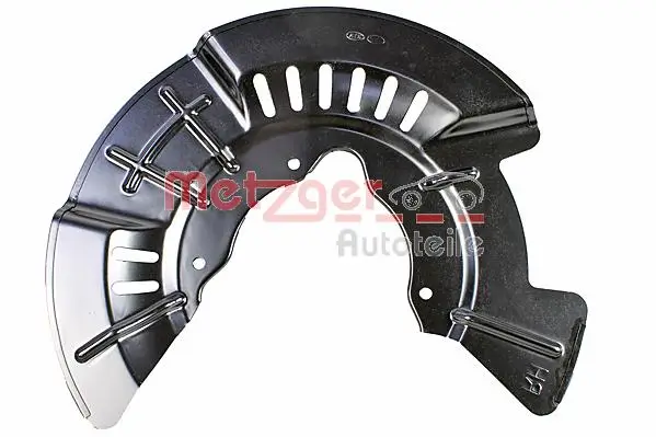 Spritzblech, Bremsscheibe Vorderachse rechts METZGER AUTOTEILE 6115350
