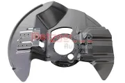 Spritzblech, Bremsscheibe Vorderachse links METZGER AUTOTEILE 6115427