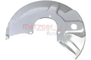 Spritzblech, Bremsscheibe Vorderachse links METZGER AUTOTEILE 6115431