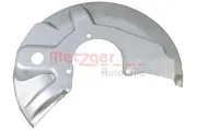 Spritzblech, Bremsscheibe Vorderachse rechts METZGER AUTOTEILE 6115432