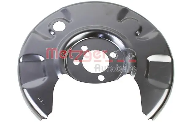 Spritzblech, Bremsscheibe Hinterachse links METZGER AUTOTEILE 6115435