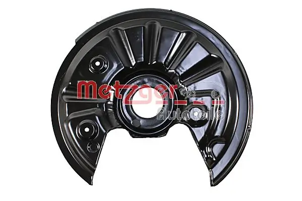 Spritzblech, Bremsscheibe Hinterachse links METZGER AUTOTEILE 6115465