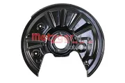 Spritzblech, Bremsscheibe Hinterachse links METZGER AUTOTEILE 6115465