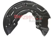 Spritzblech, Bremsscheibe Vorderachse links METZGER AUTOTEILE 6115489