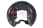Spritzblech, Bremsscheibe Hinterachse links METZGER AUTOTEILE 6115493