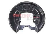 Spritzblech, Bremsscheibe Hinterachse rechts METZGER AUTOTEILE 6115494