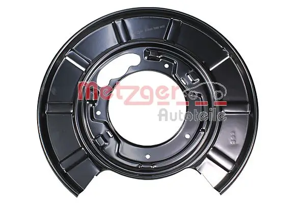 Spritzblech, Bremsscheibe Hinterachse links METZGER AUTOTEILE 6115495