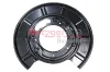 Spritzblech, Bremsscheibe Hinterachse links METZGER AUTOTEILE 6115495