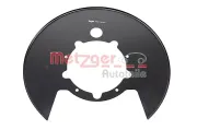 Spritzblech, Bremsscheibe Hinterachse links Hinterachse rechts METZGER AUTOTEILE 6115501
