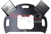 Spritzblech, Bremsscheibe Vorderachse links Vorderachse rechts METZGER AUTOTEILE 6115503
