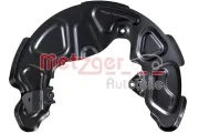 Spritzblech, Bremsscheibe Vorderachse links METZGER AUTOTEILE 6115527