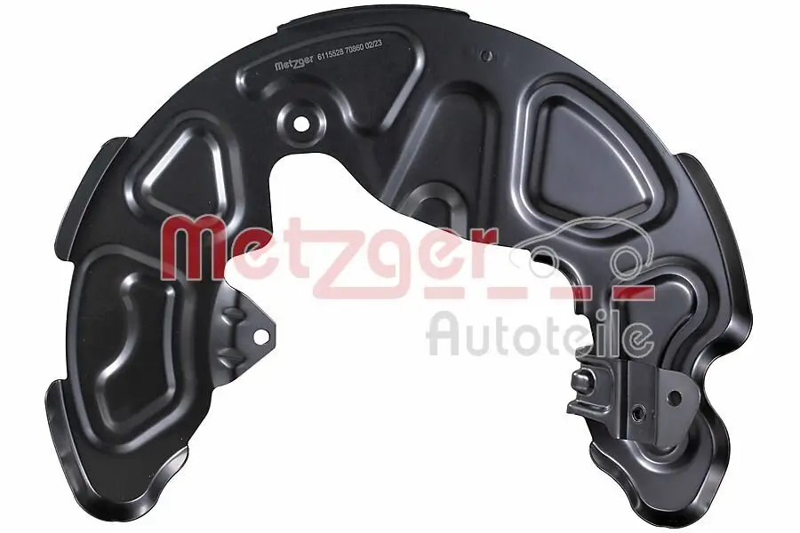 Spritzblech, Bremsscheibe Vorderachse rechts METZGER AUTOTEILE 6115528