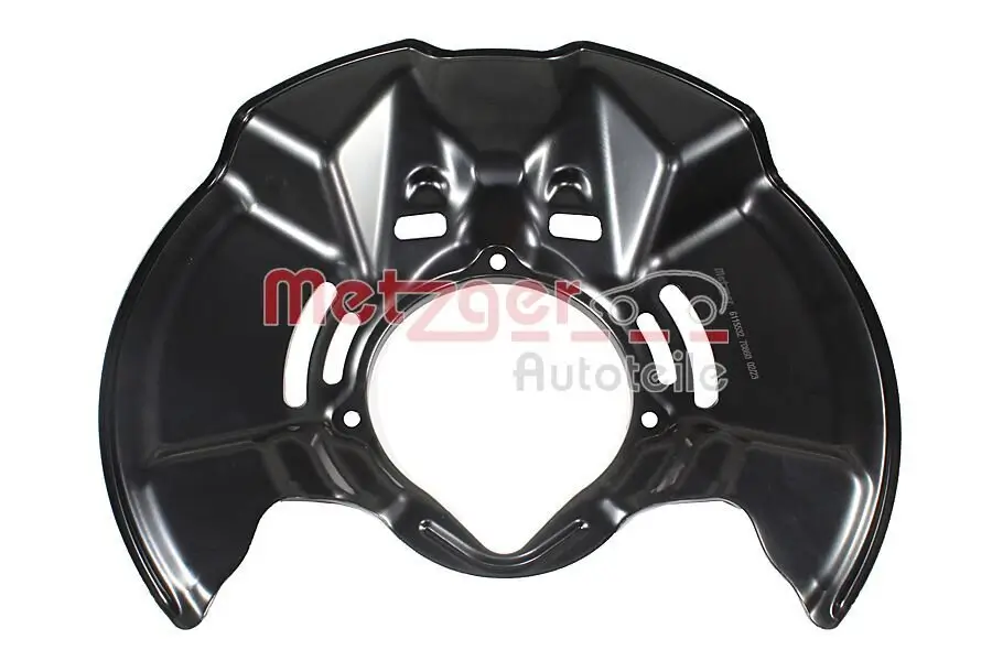 Spritzblech, Bremsscheibe Vorderachse links Vorderachse rechts METZGER AUTOTEILE 6115532