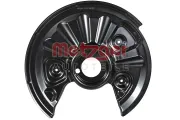 Spritzblech, Bremsscheibe Hinterachse links METZGER AUTOTEILE 6115537