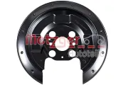 Spritzblech, Bremsscheibe Hinterachse links Hinterachse rechts METZGER AUTOTEILE 6115551