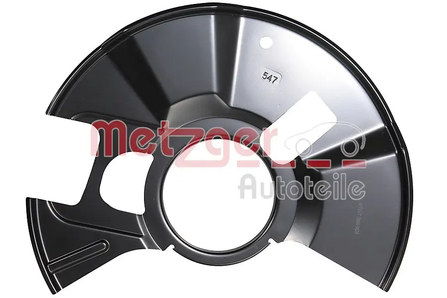 Spritzblech, Bremsscheibe Vorderachse links METZGER AUTOTEILE 6115577