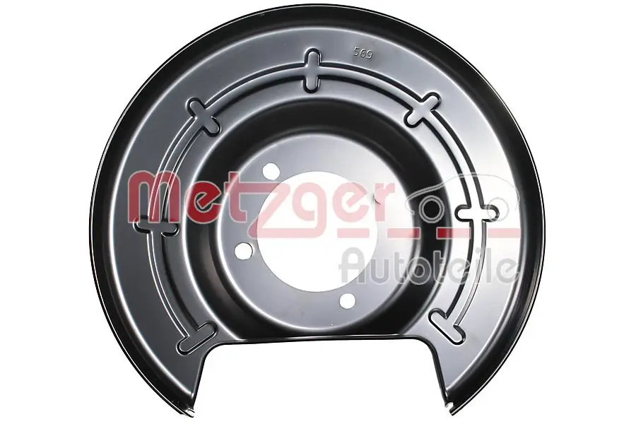 Spritzblech, Bremsscheibe Hinterachse links METZGER AUTOTEILE 6115581
