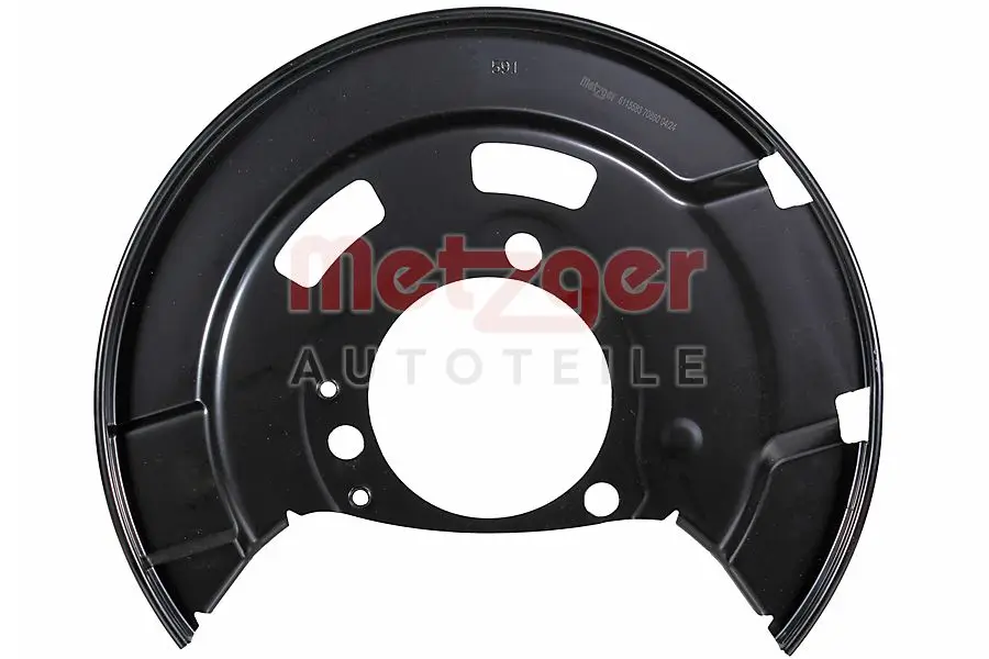 Spritzblech, Bremsscheibe Vorderachse links METZGER AUTOTEILE 6115583