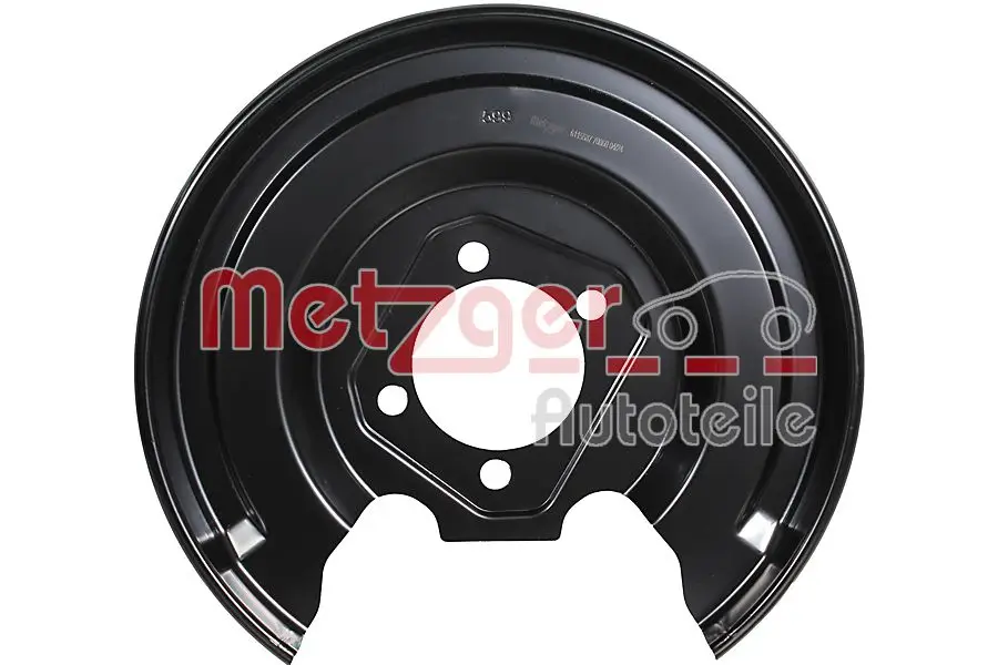 Spritzblech, Bremsscheibe Hinterachse links METZGER AUTOTEILE 6115587