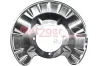 Spritzblech, Bremsscheibe Hinterachse links METZGER AUTOTEILE 6115601