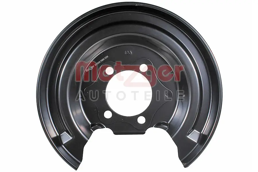 Spritzblech, Bremsscheibe Hinterachse links METZGER AUTOTEILE 6115609