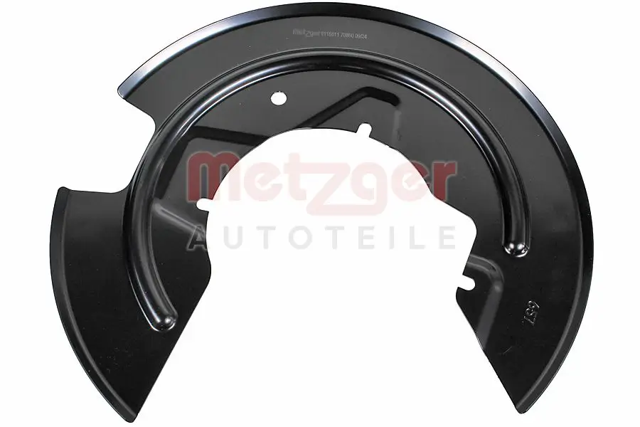 Spritzblech, Bremsscheibe Vorderachse links METZGER AUTOTEILE 6115611