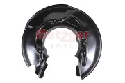 Spritzblech, Bremsscheibe Hinterachse links METZGER AUTOTEILE 6115615