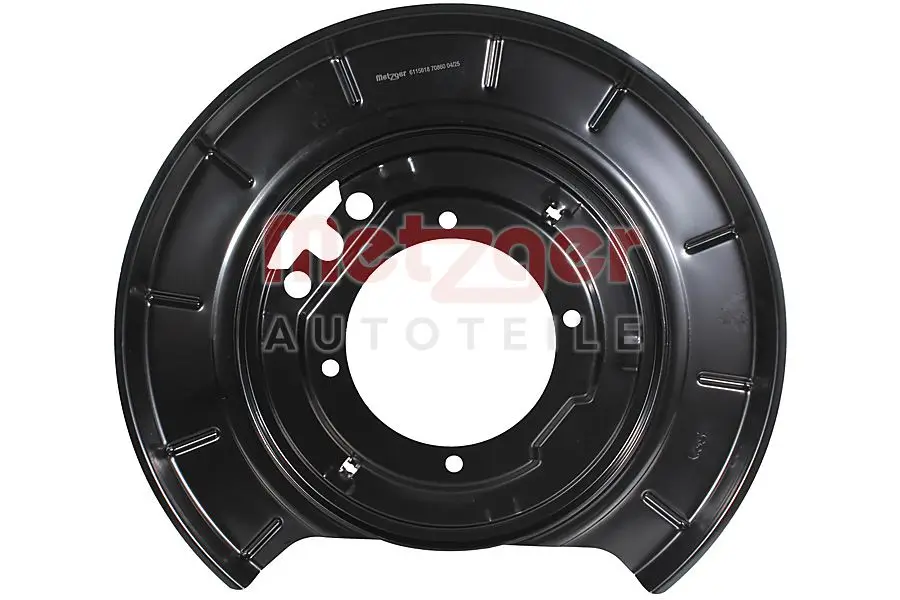 Spritzblech, Bremsscheibe Hinterachse rechts METZGER AUTOTEILE 6115618