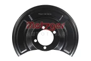 Spritzblech, Bremsscheibe Hinterachse links METZGER AUTOTEILE 6115621