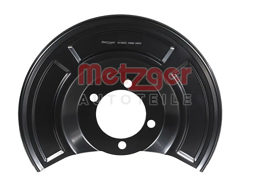 Spritzblech, Bremsscheibe Hinterachse rechts METZGER AUTOTEILE 6115622