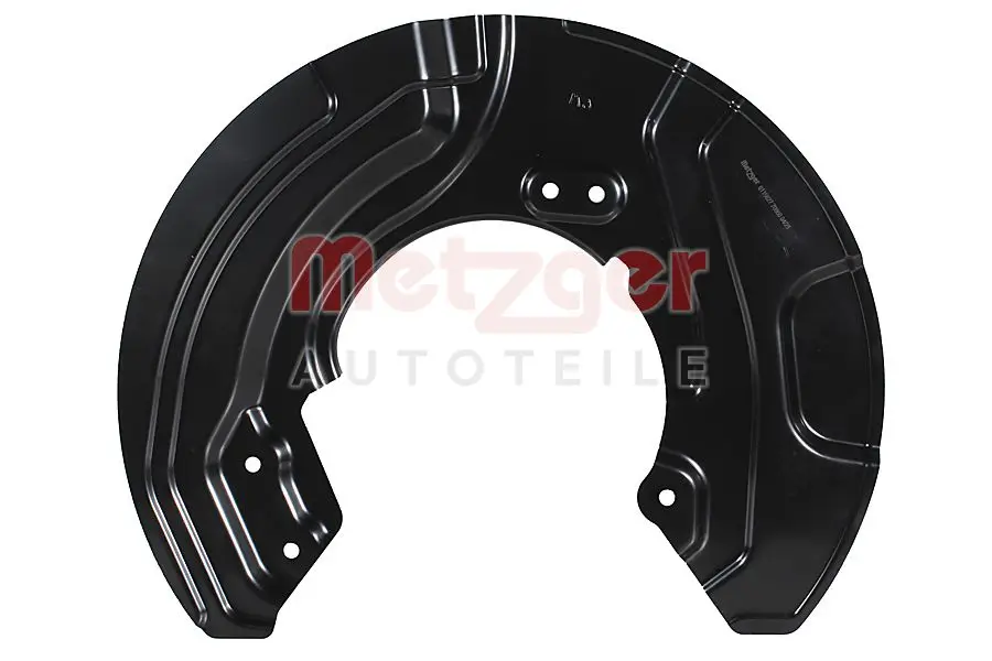 Spritzblech, Bremsscheibe Vorderachse links METZGER AUTOTEILE 6115627