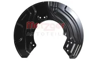Spritzblech, Bremsscheibe Vorderachse rechts METZGER AUTOTEILE 6115628