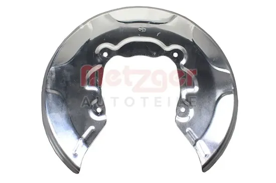 Spritzblech, Bremsscheibe Hinterachse links Hinterachse rechts METZGER AUTOTEILE 6115629 Bild Spritzblech, Bremsscheibe Hinterachse links Hinterachse rechts METZGER AUTOTEILE 6115629