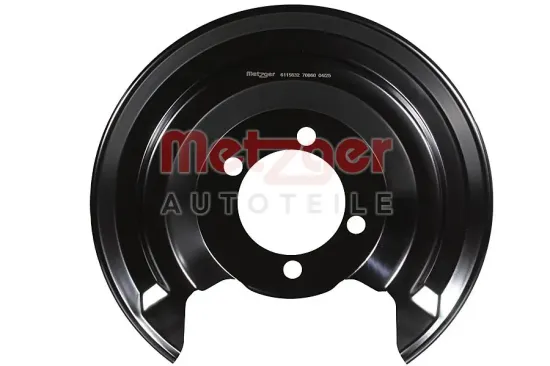 Spritzblech, Bremsscheibe Hinterachse rechts METZGER AUTOTEILE 6115632 Bild Spritzblech, Bremsscheibe Hinterachse rechts METZGER AUTOTEILE 6115632